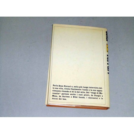 LIBRO FERRARI ENZO BIAGI LIBRO INTERVISTA RIZZOLI 172 PAG. 1980 BUONE CONDIZIONI