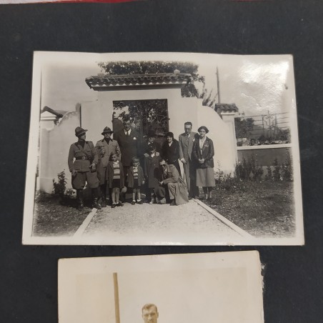 Album fotografico personale famiglia Carnera, alcune foto con Primo Carnera