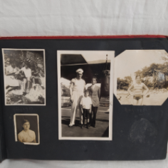 Album fotografico personale famiglia Carnera, alcune foto con Primo Carnera