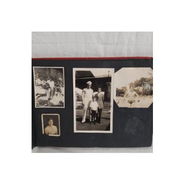 Album fotografico personale famiglia Carnera, alcune foto con Primo Carnera