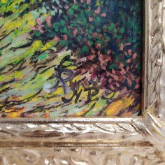 Quadro olio su tela veduta del golfo di Napoli 50x70 cm 2