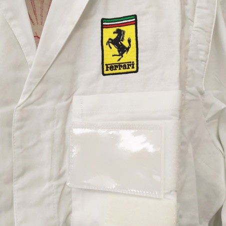Camice da tecnico Ferrari con stemma Ferrari e Shell Tg M nuovo