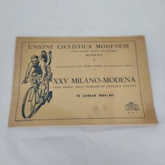 Unione ciclistica Modenese XXV Milano Modena 15 luglio 1934 - XII