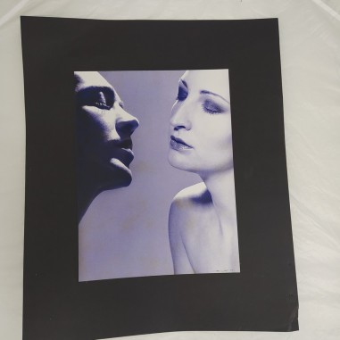 Fotografia artistica due volti femminili su cartoncino nero MIRCO MAGRI 05