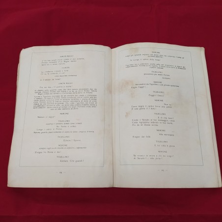A. BOITO NERONE libretto opera tragedia in 4 atti 1° Edizione 1924