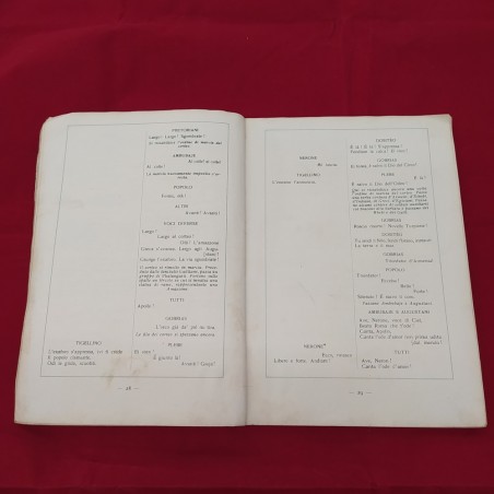 A. BOITO NERONE libretto opera tragedia in 4 atti 1° Edizione 1924