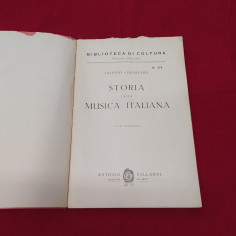 Libretto STORIA DELLA MUSICA ITALIANA 1937 A. Vallardi Milano 2
