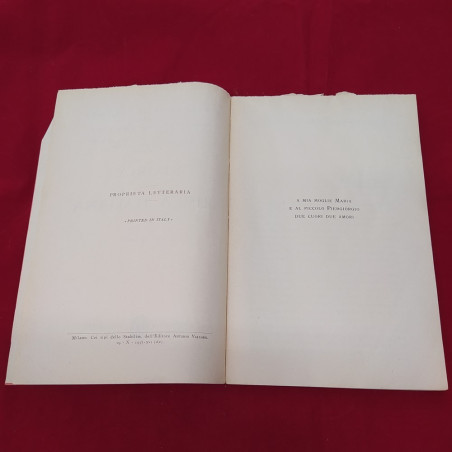 Libretto STORIA DELLA MUSICA ITALIANA 1937 A. Vallardi Milano
