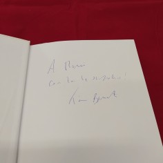 Autografo LIVIO BERRUTI su libro biografico a cura di Claudio Gregori 2