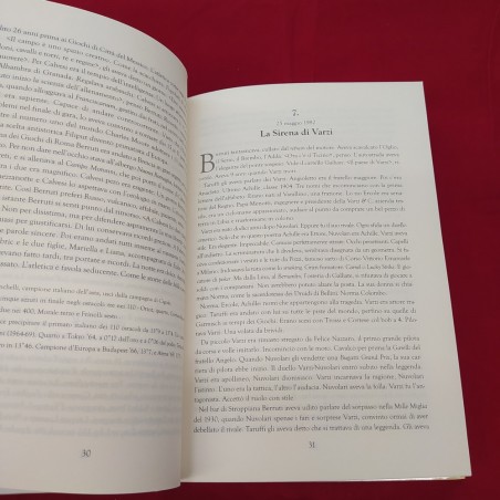 Autografo LIVIO BERRUTI su libro biografico a cura di Claudio Gregori