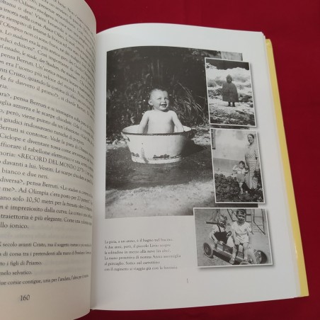 Autografo LIVIO BERRUTI su libro biografico a cura di Claudio Gregori