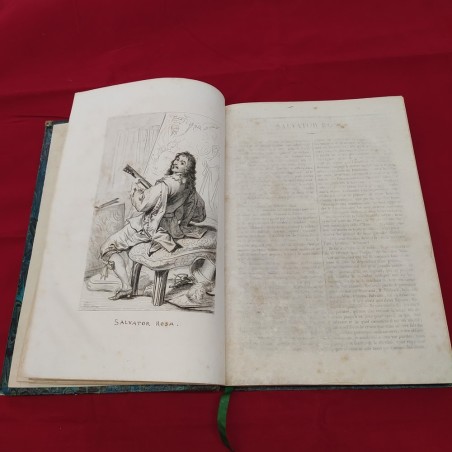Libro GALERIE HISTORIQUE des Hommes Celebres de L'Italie 1838