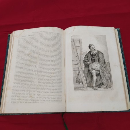 Libro GALERIE HISTORIQUE des Hommes Celebres de L'Italie 1838