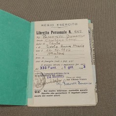REGIO ESERCITO libretto degli assegni e delle ritenute per ufficiali n° 677 2
