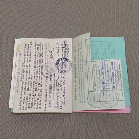 REGIO ESERCITO libretto degli assegni e delle ritenute per ufficiali n° 677