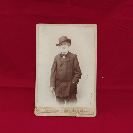 GIUSEPPE VERDI stampa fotografica fine 800 su cartoncino promozionale