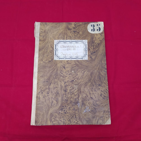 CARNEVALE di MODENA  rendiconti 1860/1861 registro originale