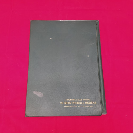 Cartellina originale VII GP Gran Premio Modena 1961