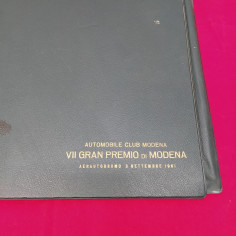 Cartellina originale VII GP Gran Premio Modena 1961 2