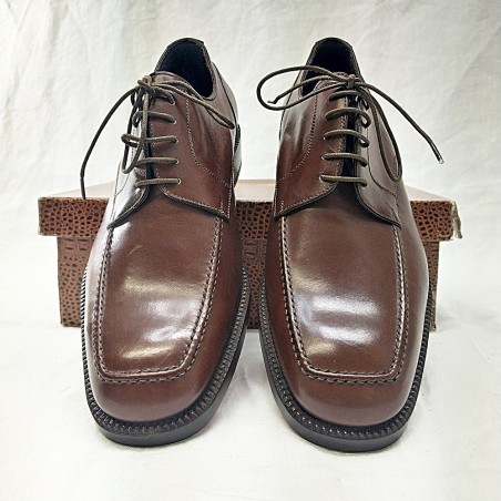 Scarpe uomo Alexander vitello marrone punta tozza nuove n° 43,5