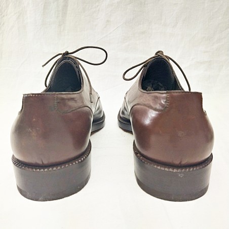 Scarpe uomo Alexander vitello marrone punta tozza nuove n° 43,5