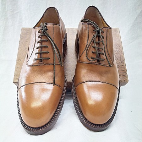 Scarpe eleganti uomo Alexander n 43 5 nuove vitello liscio marrone chiaro