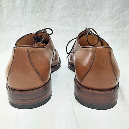Scarpe eleganti uomo Alexander n° 43,5 nuove vitello liscio marrone chiaro