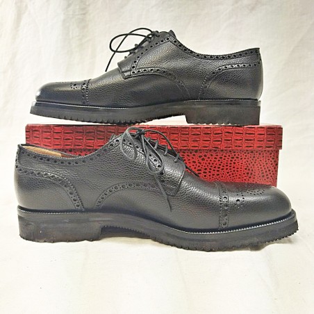 Scarpe eleganti traforate uomo Alexander calzano 43,5 nuove colore nero