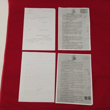 Copie di documenti di diffida tra Sig.ri RESTA e Cav. Enzo Ferrari