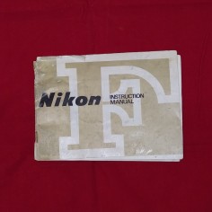 NIKON F libretto uso manutenzione inglese usato