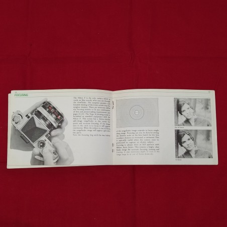 NIKON F libretto uso manutenzione inglese usato