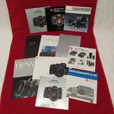 Lotto di 11 opuscoli / manuali LEICA originali 2