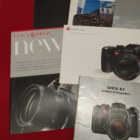 Lotto di 11 opuscoli / manuali LEICA originali