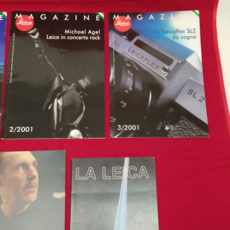 Lotto di 5 riviste LEICA MAGAZINE anni 2000