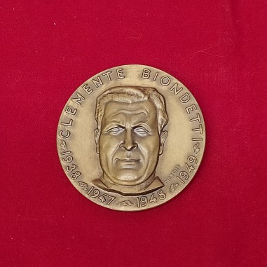 Medaglia in bronzo Clemente Biondetti 1938-1947-1948-1949 "La Futa" 1959