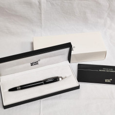 MONTBLANC penna fineliner con iniziali MM incise sulla clip nuova