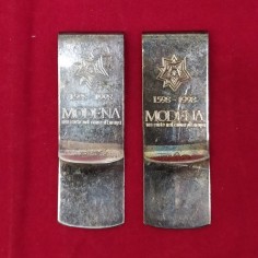 Coppia ferma soldi MODENA una corte nel cuore d'Europa. Argento 800 18 gr