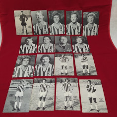 Lotto 17 cartoline giocatori Juventus anni 70 Hurrà Juventus
