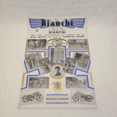EDOARDO BIANCHI poster: Ritorno alle corse motociclistiche 1934 2