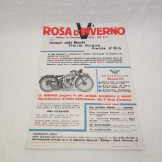 EDOARDO BIANCHI Rosa d'Inverno 1934 XII° E.F. Centauri delle Bianchi 48x71 cm