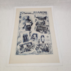 EDOARDO BIANCHI poster pubblicitario Girardengo Il Campione della Bianchi