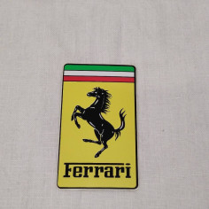 Adesivo rettangolare originale FERRARI 52x88 mm 2