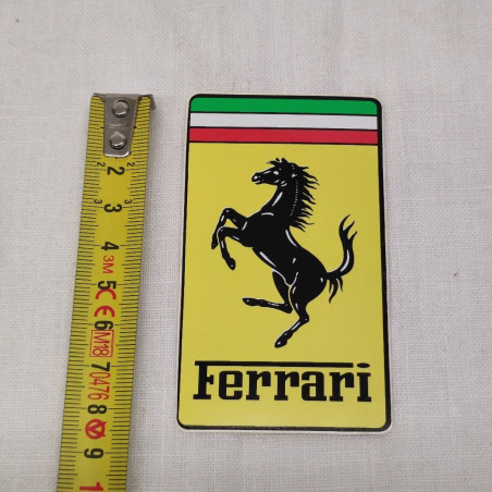 Adesivo rettangolare originale FERRARI 52x88 mm