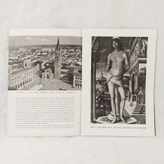 Pieghevole 1938 Forlì V° Centenario di Melozzo e Mostra del 400 romangolo 2