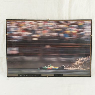 Fotografia originale Auto Formula 1 Benetton Premio Fotografico Diadora 1988