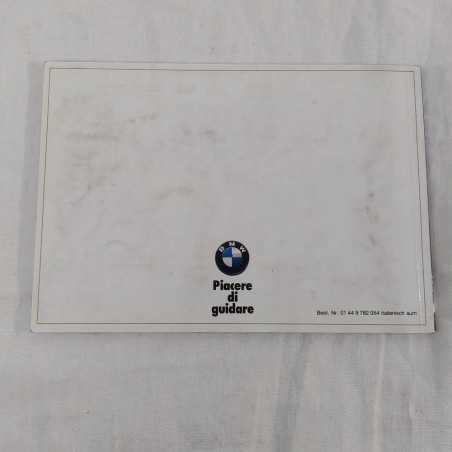BMW M5 libretto uso manutenzione anno 1988