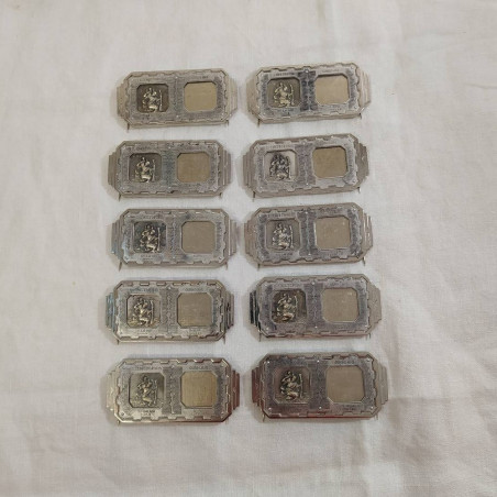Vintage placca da auto San Cristoforo sii la mia guida guardami e non correre