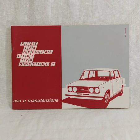 Libretto uso manutenzione FIAT 124 Special & T 5° edizione 1973 Eccellente
