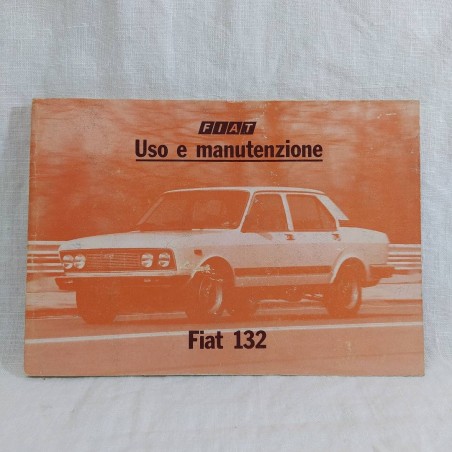 Libretto uso manutenzione FIAT 132 5° edizione 1978 Molto buono
