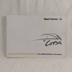 Libretto uso manutenzione OPEL CORSA Agosto 2000 ottimo